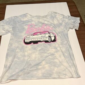 Barbie Girls Tie Dye Graphic T-shirt Size Large 10/12